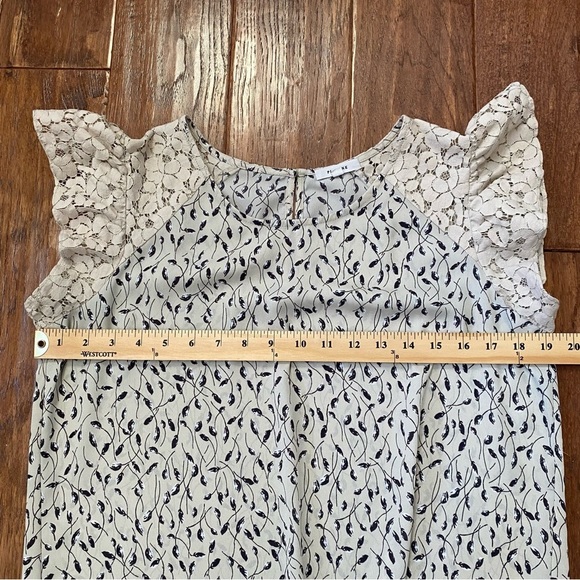 Pleione Floral Blouse Womens Small - Picture 9 of 10